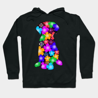 Flower Lab Puppy Hoodie